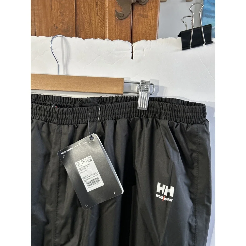 NWT Mens Helly‎ Hansen Workwear Manchester Waterproof Rain Pants Sz 3XL Golf ⛳️